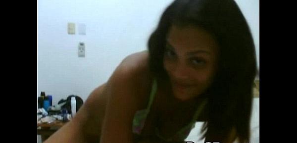  My Dominican ex girlfriend on webcam